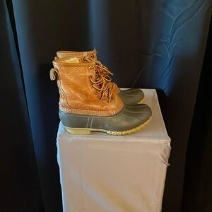 L.L. Bean lace up rubber boots women’s size 6